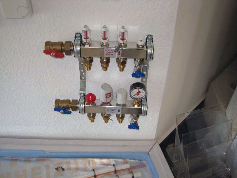 Verteiler Fussbodenheizung