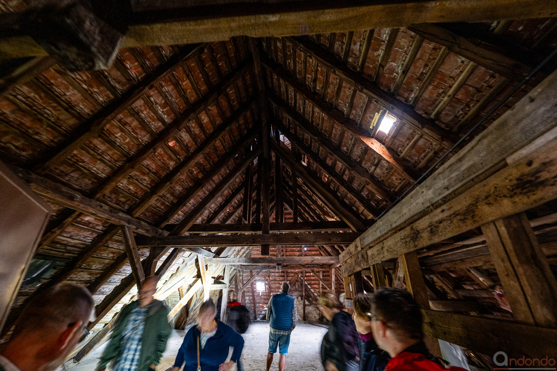 Dachboden des Maschinenhauses