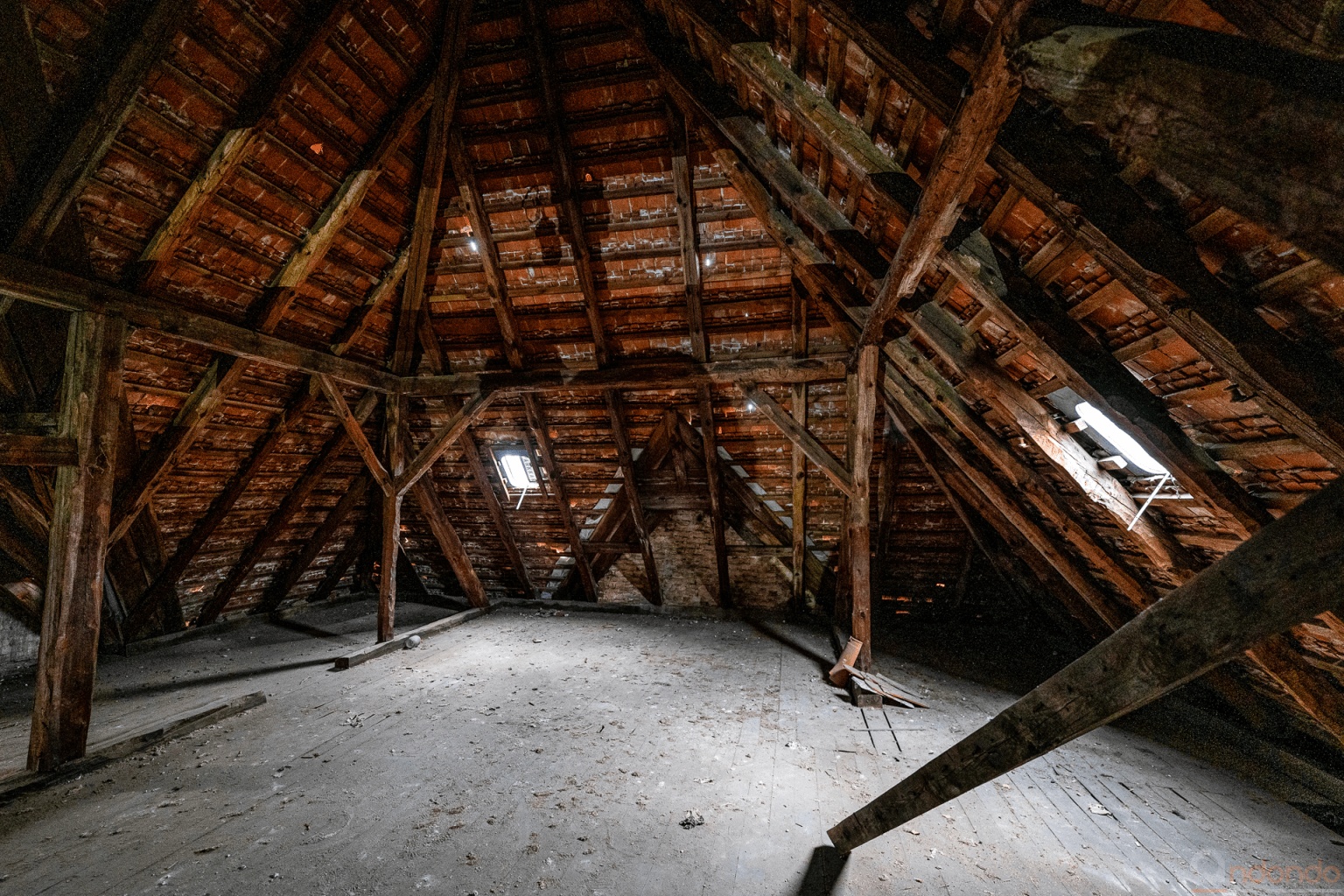 Dachboden des Maschinenhauses