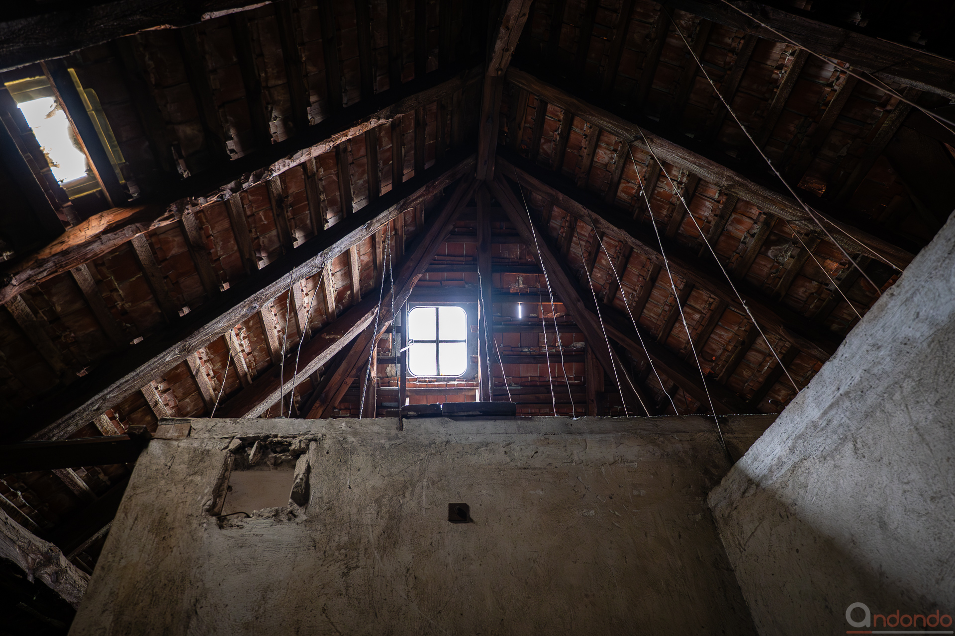 Dachboden des Maschinenhauses