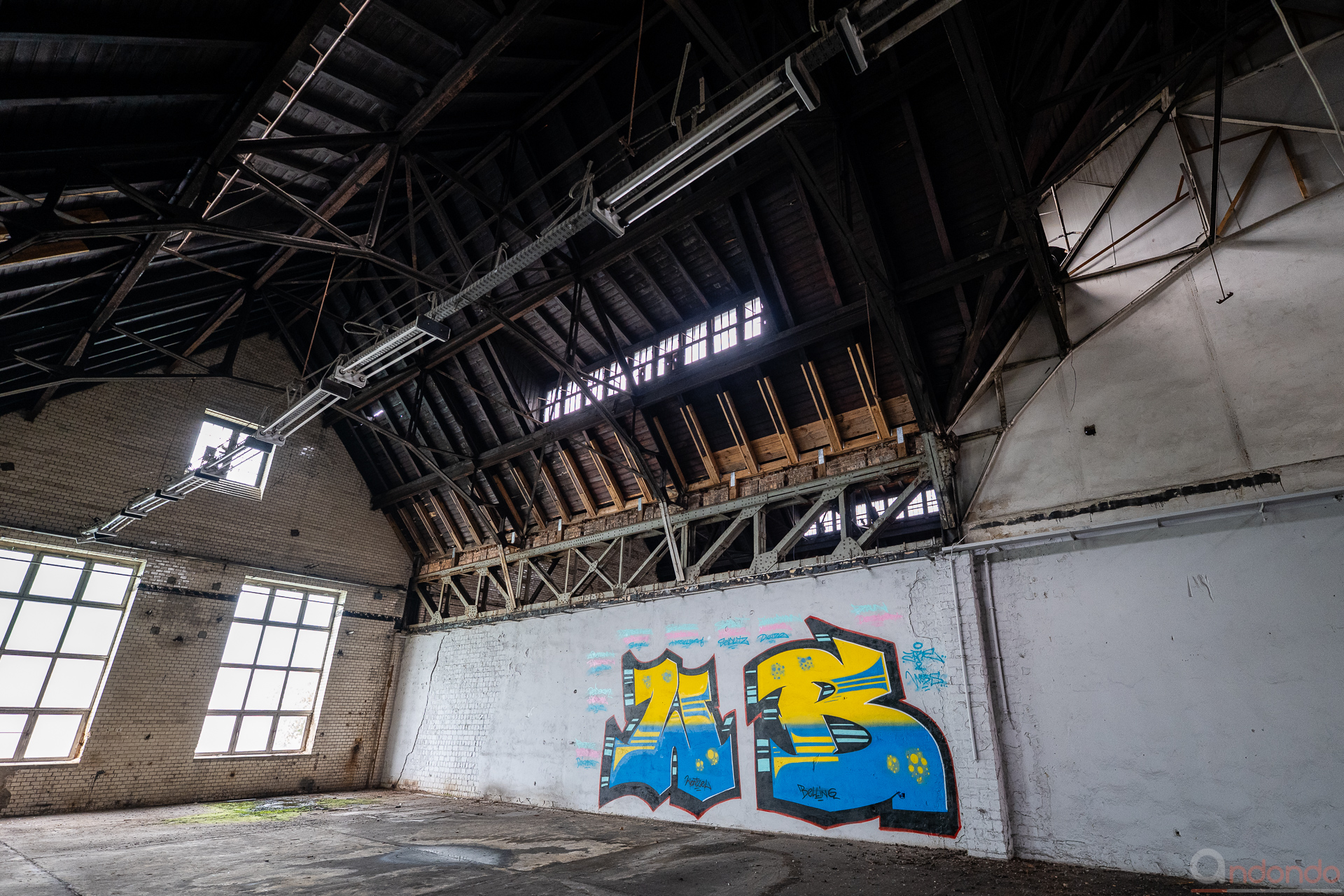 Graffiti im Kesselhaus