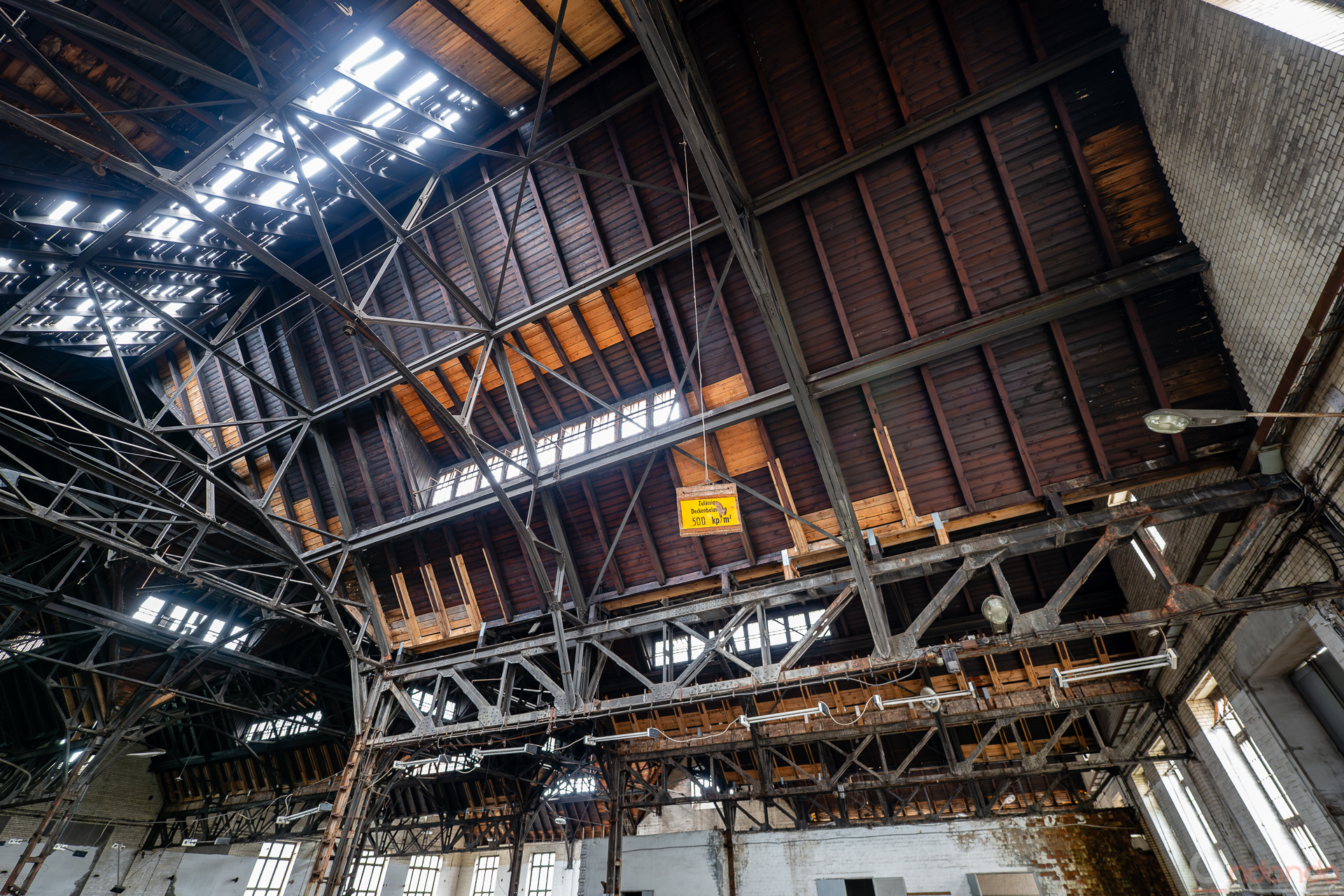 Dach des Kesselhauses