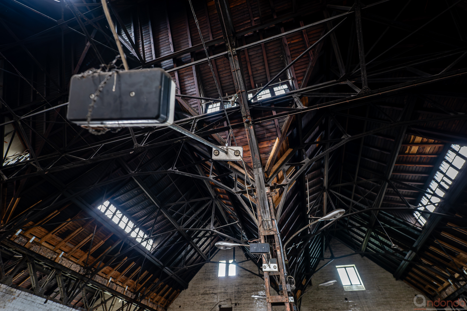 Dach des Kesselhauses