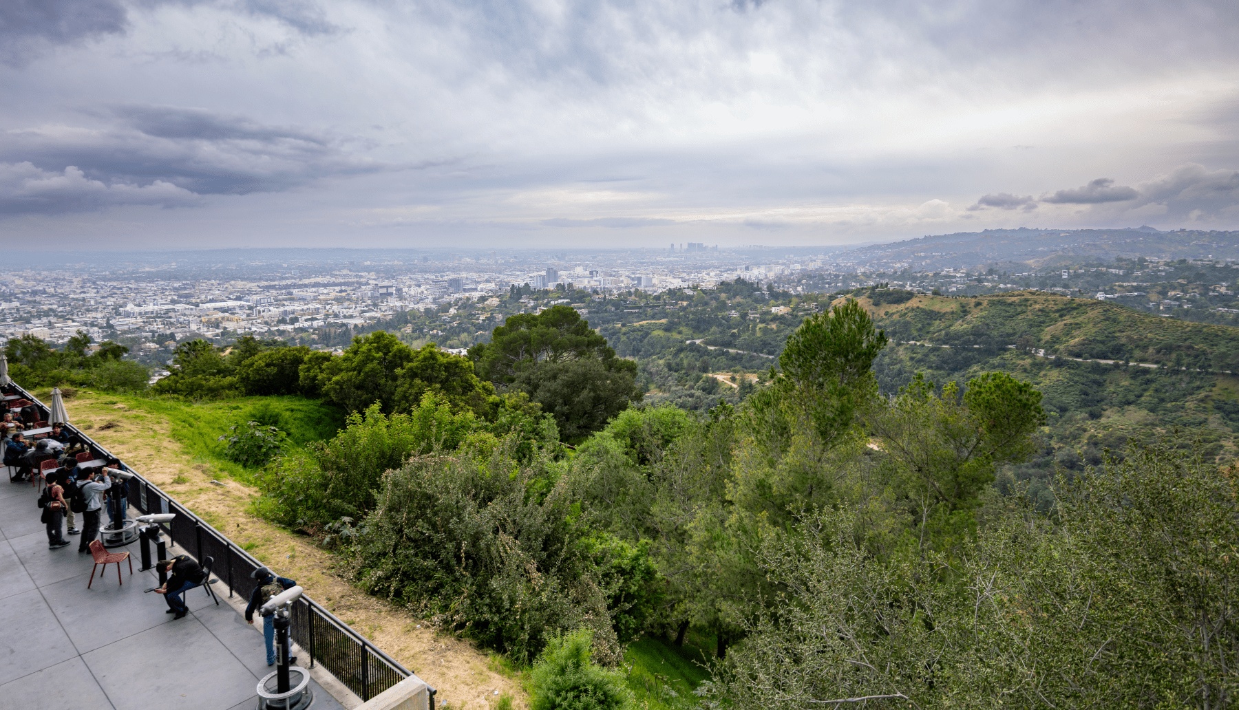 Blick von der Terrasse des Observatoriums