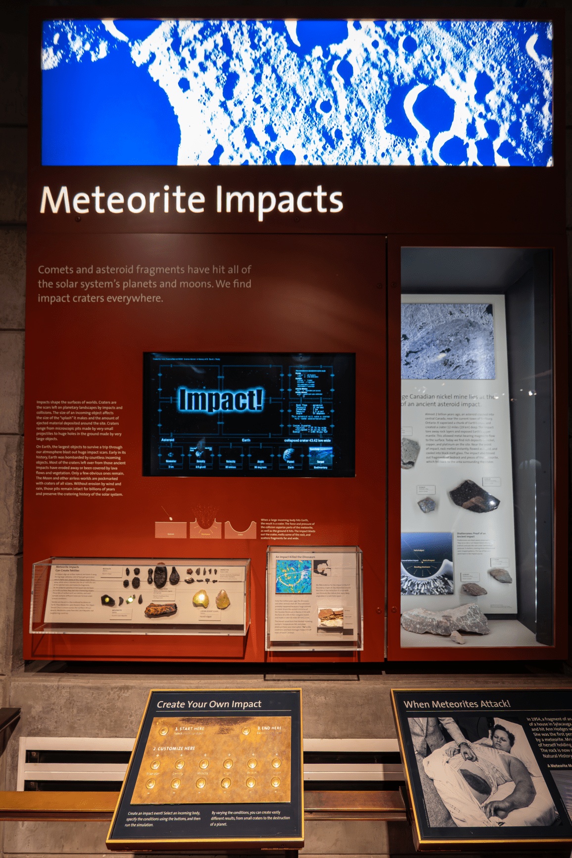 Meteoritenausstellung im Observatorium