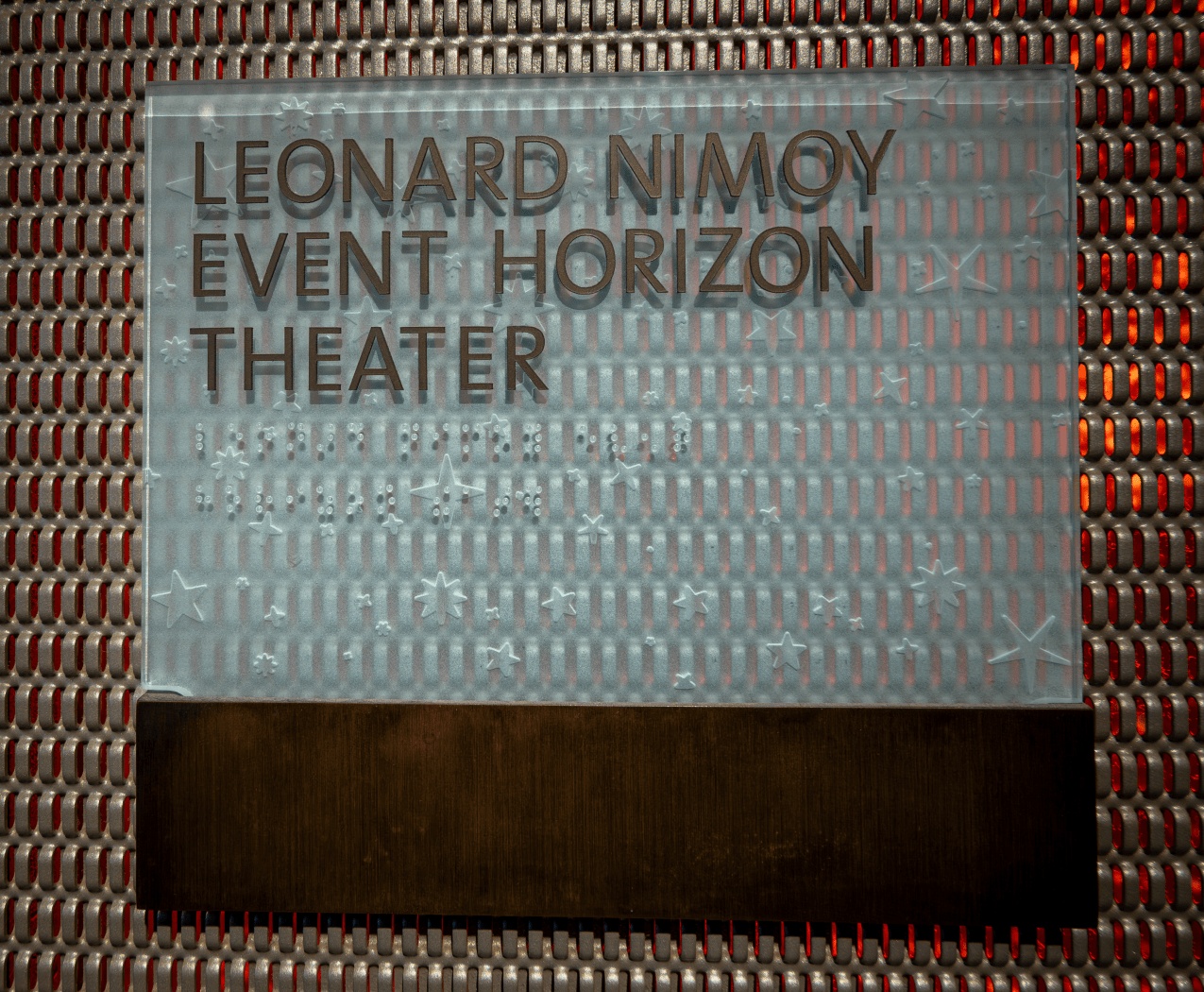 Schild am Leonard Nimoy Event Horizon Theater
