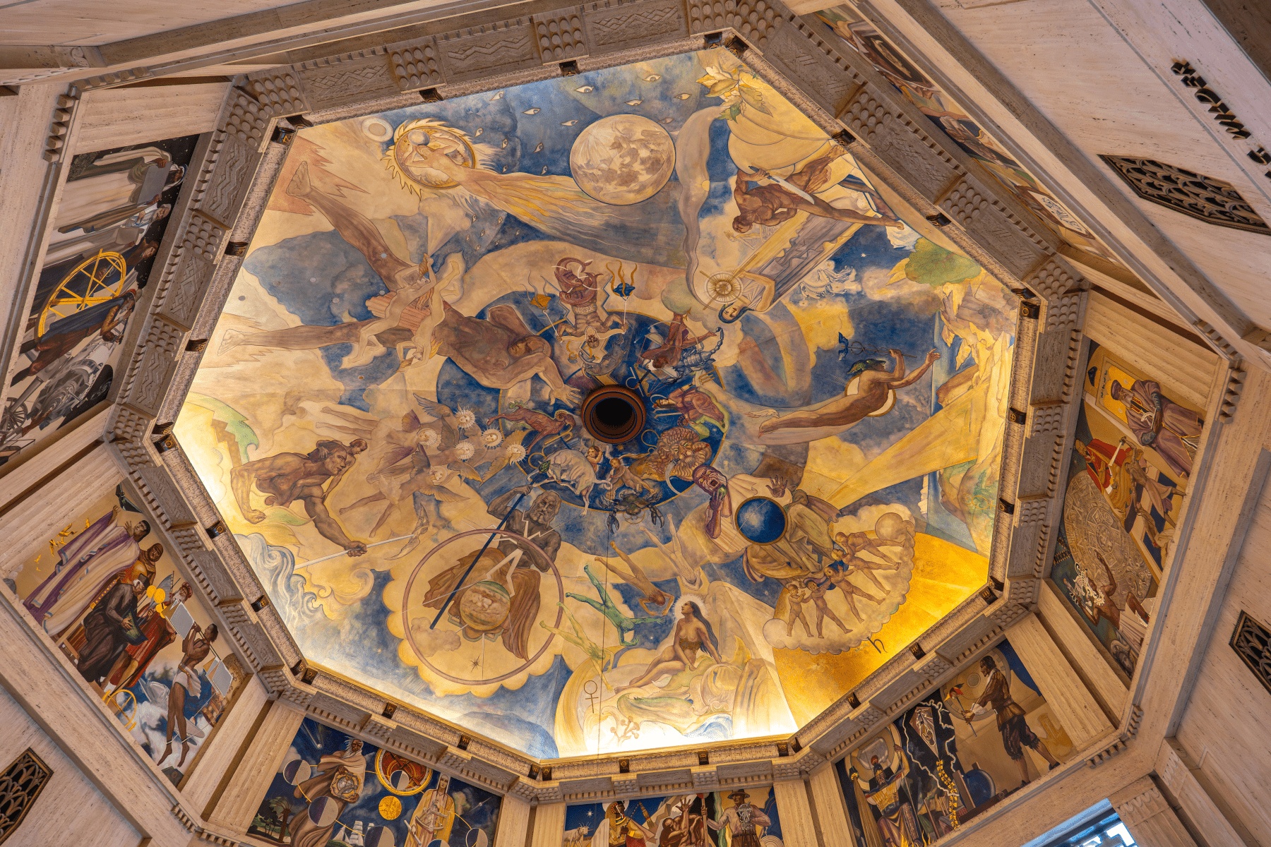 Deckenmalerei Eingangshalle