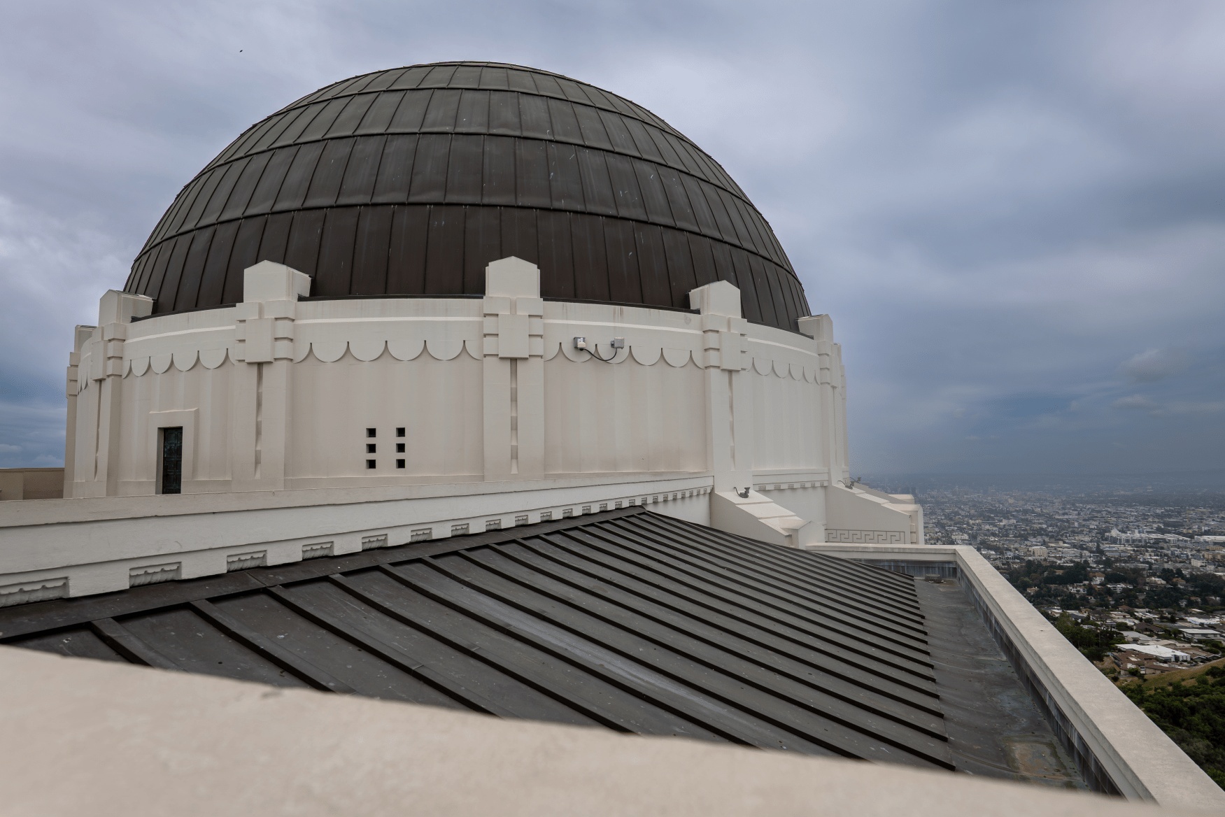 Blick auf die Kuppeln von der Aussenterrasse