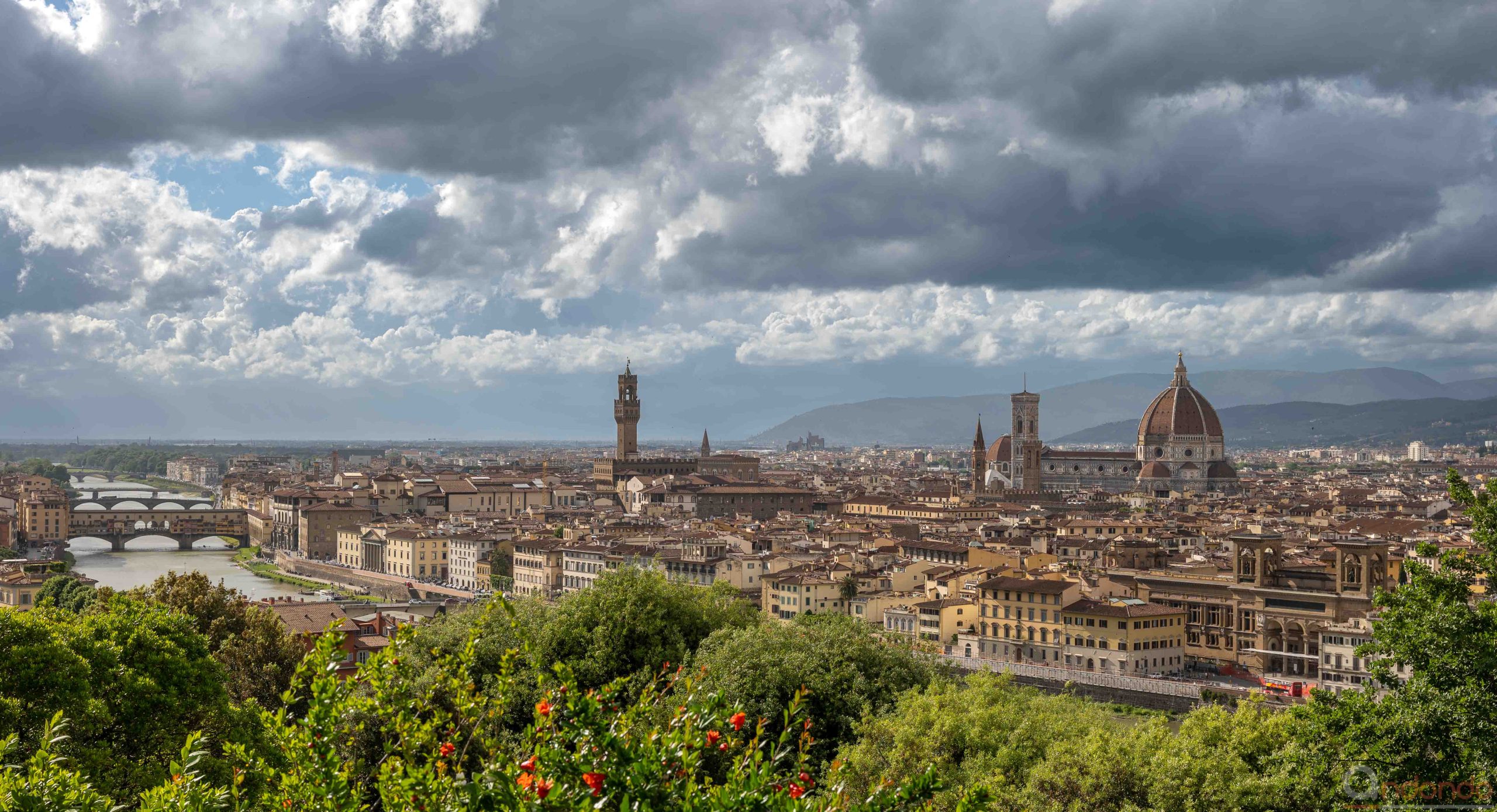 Blick vom Aussichtspunkt Piazzale Michelangelo