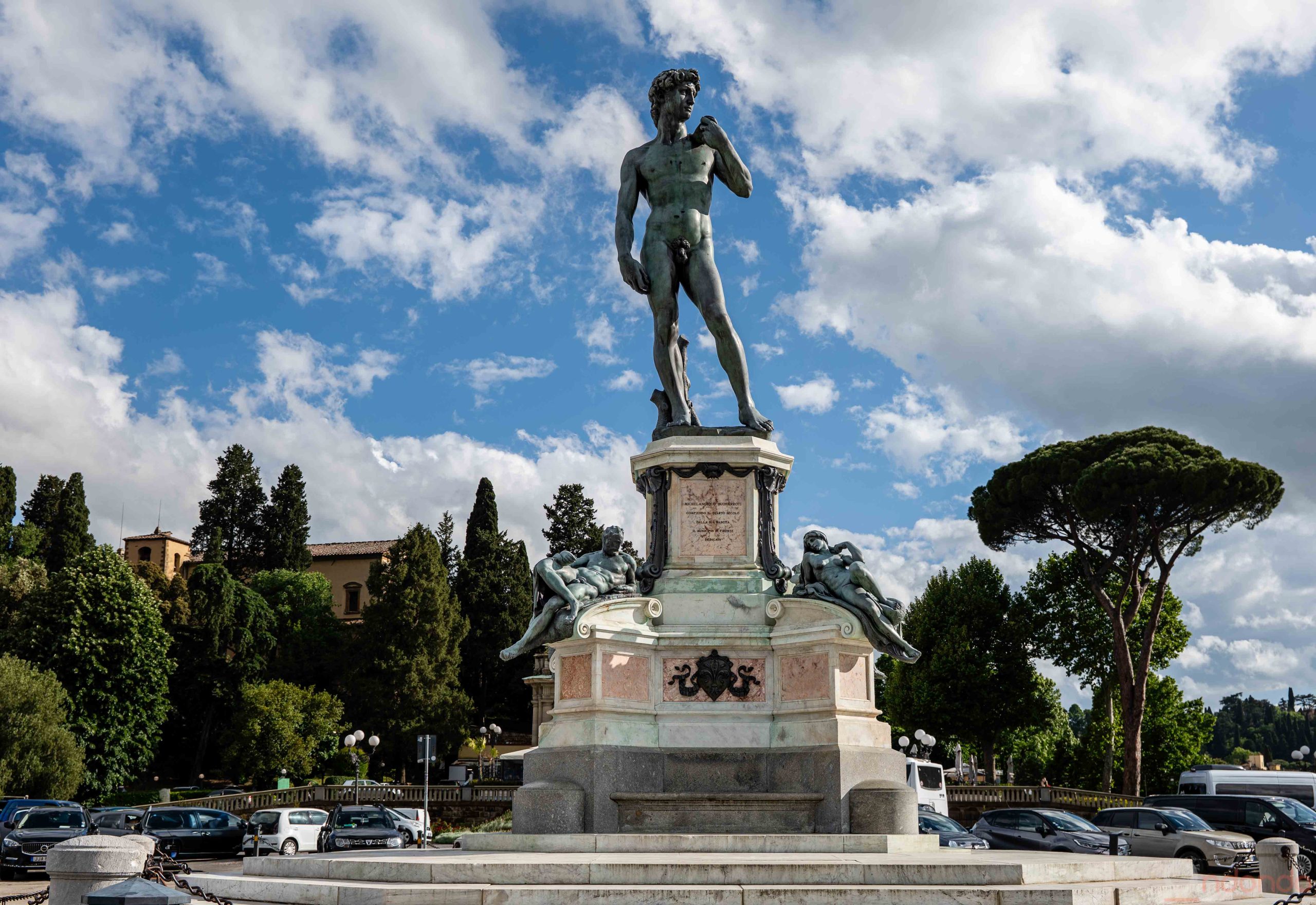 David auf dem Piazzale Michelangelo