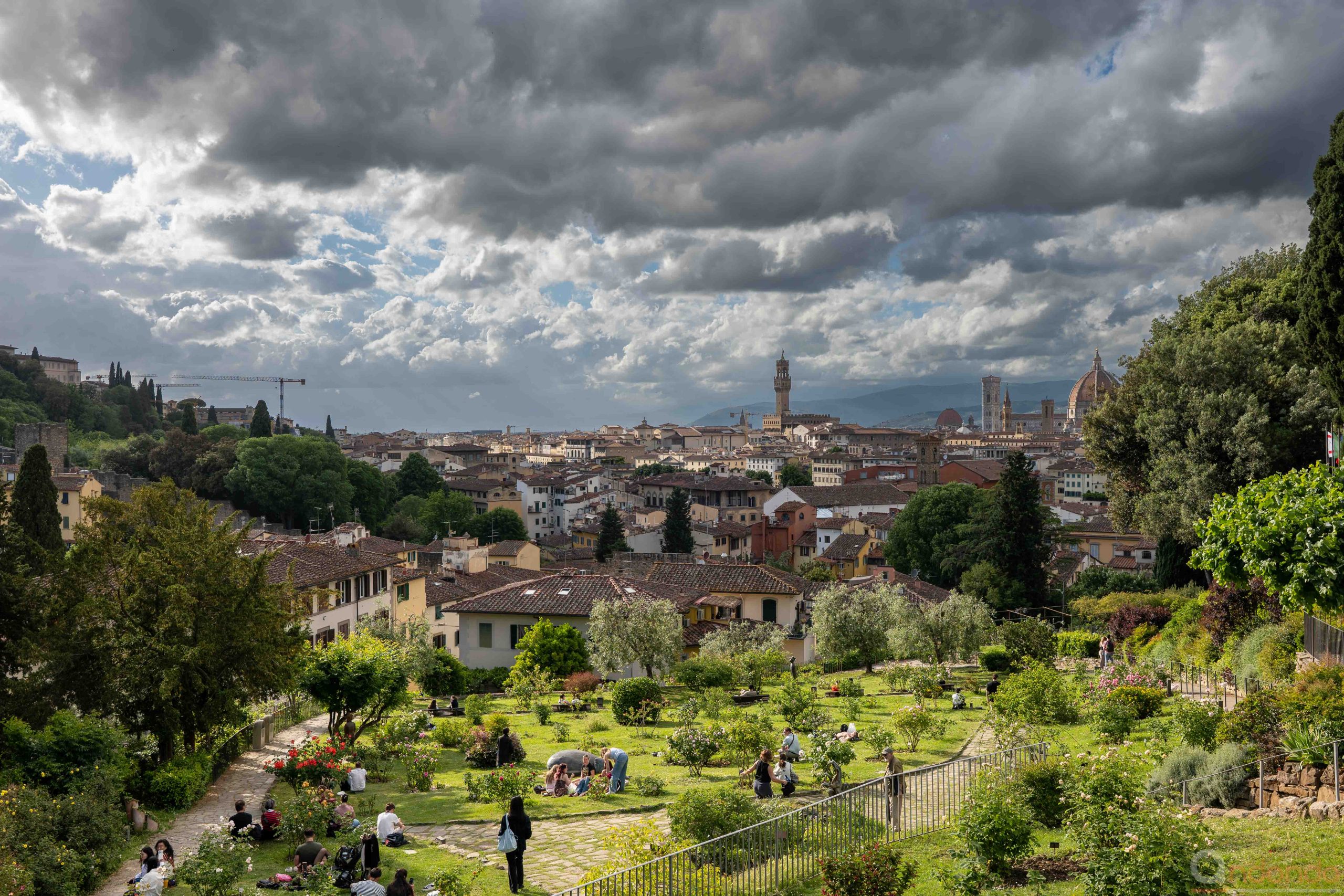 Rosengarten (Giardino delle Rose) am Piazzale Michelangelo